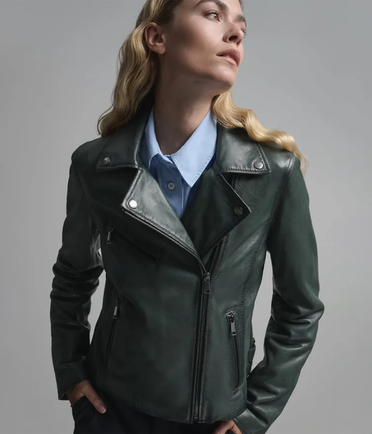 Delaney Leather Star Moto Jacket, official Wilsons Leather product photo 6