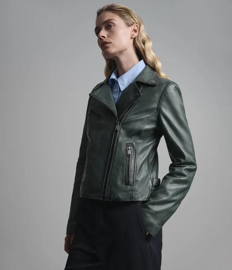 Delaney Leather Star Moto Jacket, official Wilsons Leather product photo 5