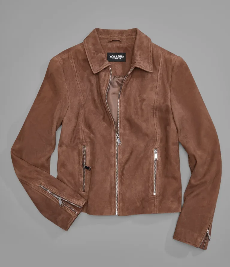 Monty Shirt Collar Zip Jacket, official Wilsons Leather product photo 3