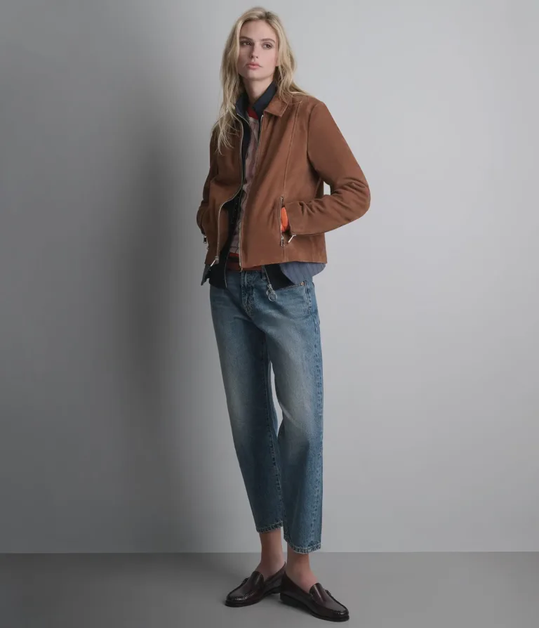 Monty Shirt Collar Zip Jacket, official Wilsons Leather product photo 2