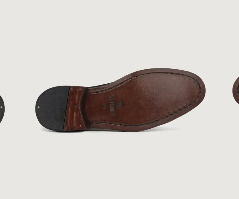 Baxton Black Leather Loafers Handcrafted Men's Footwear — Complete Pair Presentation