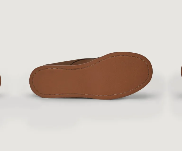 Bearman Moc Toe Pull-up Brown Leather Boots Handcrafted Men's Footwear — Complete Pair Presentation