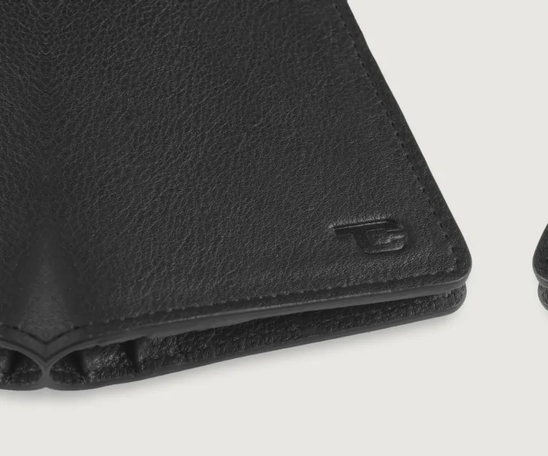 Cameron Black Leather Long Wallet Luxury Handcrafted Leather Accessory / Gift — Luxury Gift Box & Signature Packaging Presentation