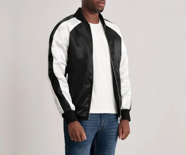 Clarke Black Varsity Jacket — view 2