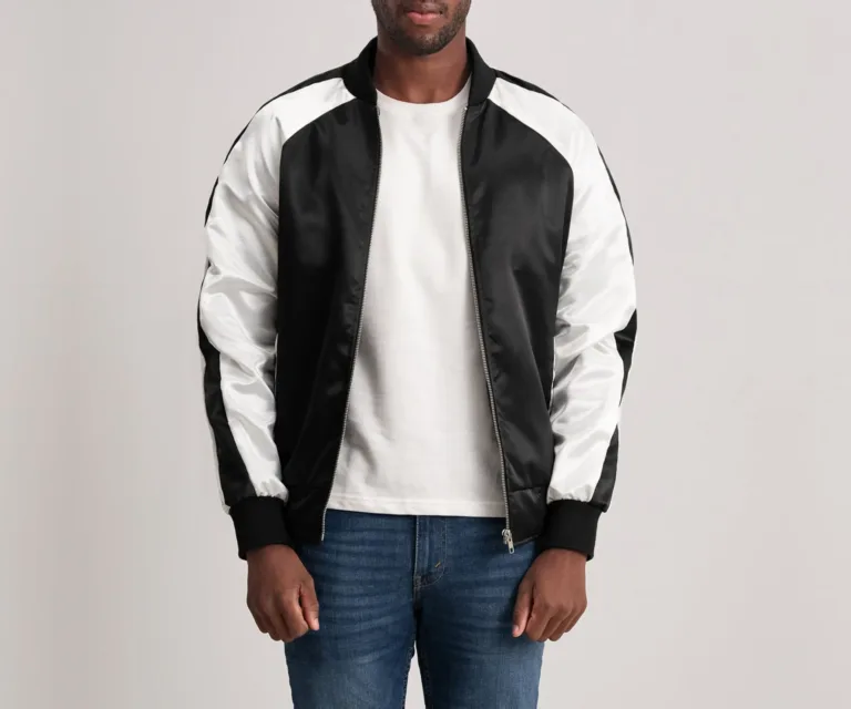 Clarke Black Varsity Jacket — view 3