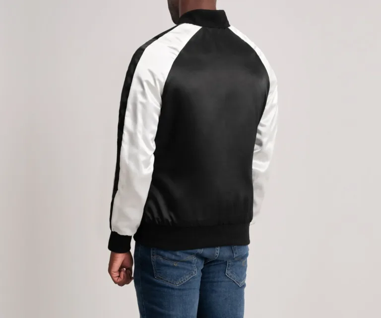 Clarke Black Varsity Jacket — view 5