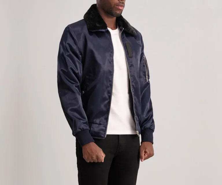 Clyde B-15 Blue Bomber Jacket — view 2