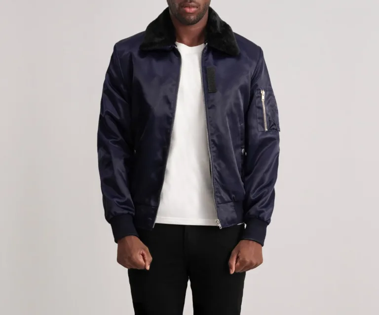 Clyde B-15 Blue Bomber Jacket — view 3