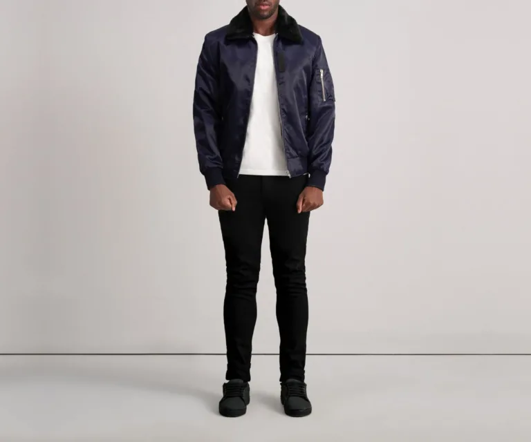 Clyde B-15 Blue Bomber Jacket — view 4
