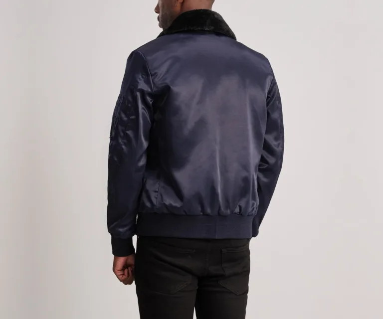 Clyde B-15 Blue Bomber Jacket — view 5