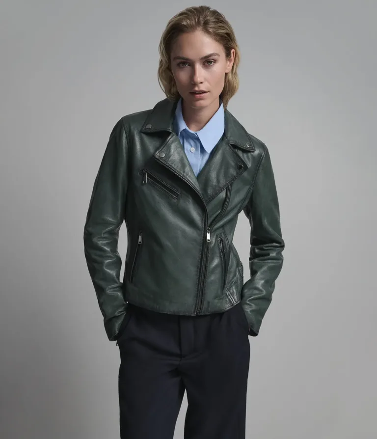 Delaney Leather Star Moto Jacket, official Wilsons Leather product photo 4
