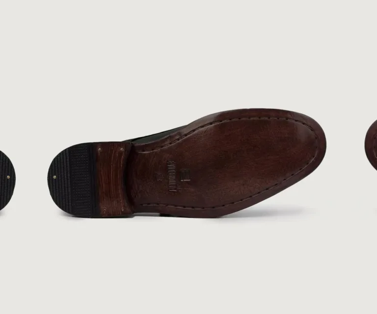 Dirk Brogues Derby Black Leather Shoes Handcrafted Men's Footwear — Complete Pair Presentation