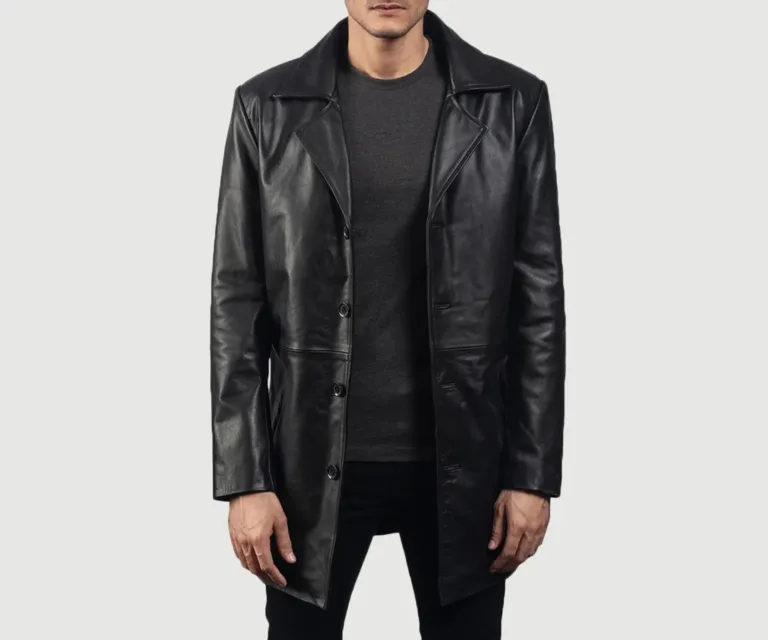 [FS] Classmith Black Leather Coat — Hero Presentation