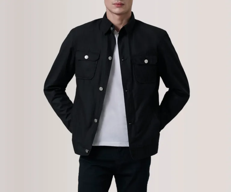 Irwin Black Waxed Canvas Field Jacket
