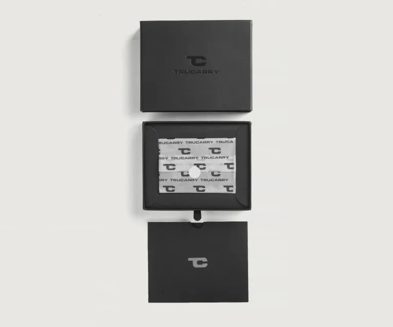 Karl Brown Leather Card Holder Luxury Handcrafted Leather Accessory / Gift — Luxury Gift Box & Signature Packaging Presentation