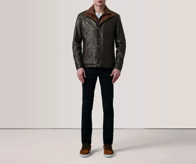 Klen Brown Classic Jacket — view 6