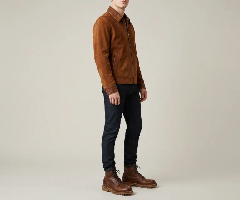 Bearman Moc Toe Pull-up Brown Leather Boots 3/4 Profile 1080x900