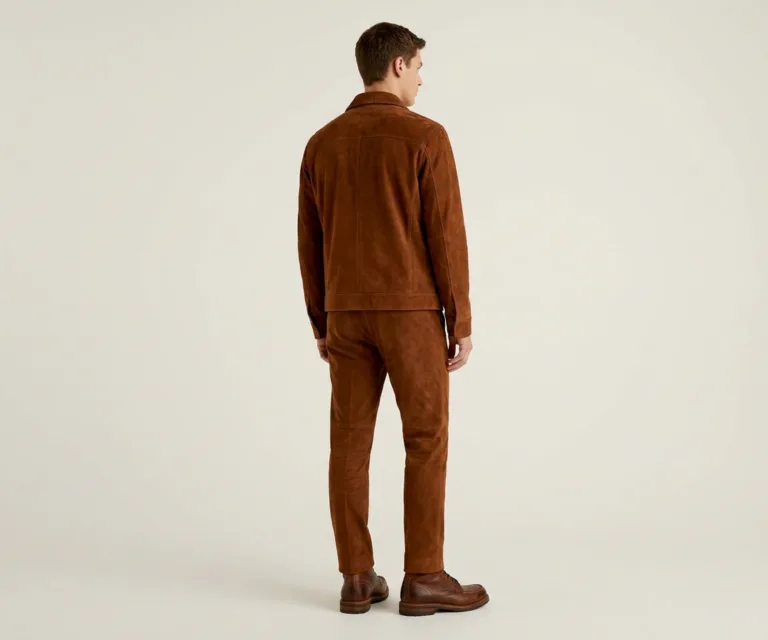 Bearman Moc Toe Pull-up Brown Leather Boots Rear Back View 1080x900