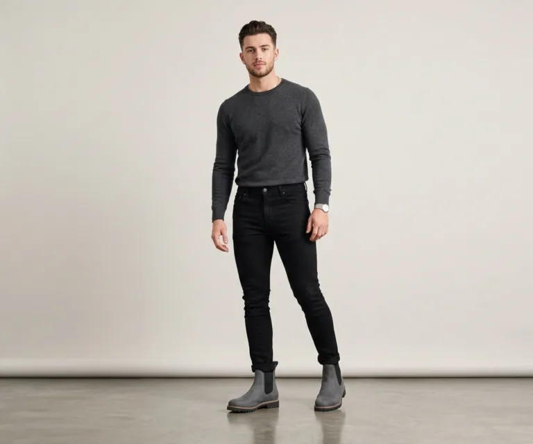 Clarkson Chelsea Grey Nubuck Leather Boots – StudGuard Lifestyle Studio 1080x900
