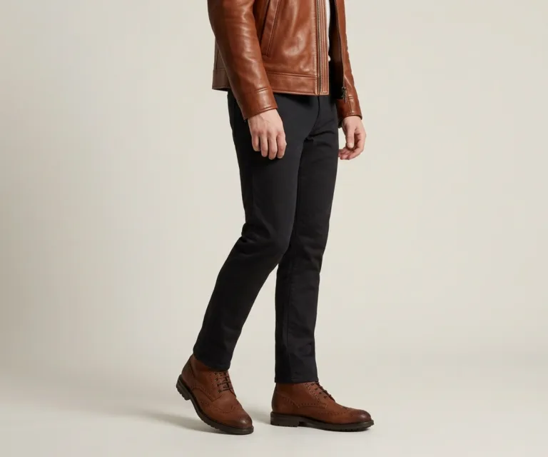 Duster Brogues Derby Brown Nubuck Leather Boots 3/4 Profile 1080x900