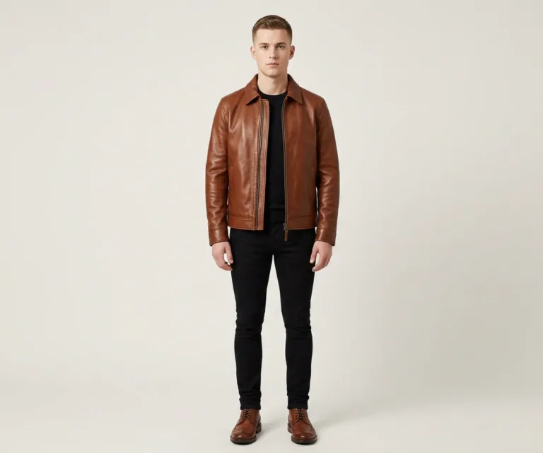 Duster Brogues Derby Brown Leather Boots Front View 1080x900