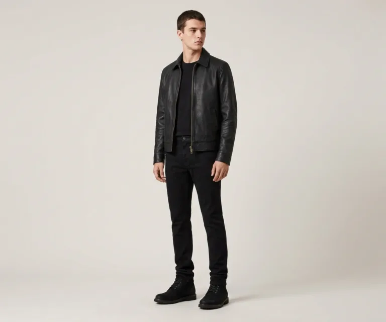 Knight Derby Black Nubuck Leather Boots Lifestyle Studio 1080x900