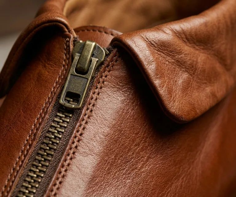 Attorney Derby Brown Leather Shoes Macro Hardware Detail 1080x900
