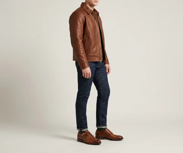 Boston Double Monk Strap Oil Pull-up Brown Leather Shoes 3/4 Profile 1080x900