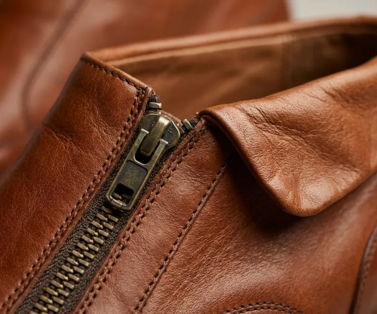 Dirk Brogues Derby Brown Leather Shoes Macro Hardware Detail 1080x900
