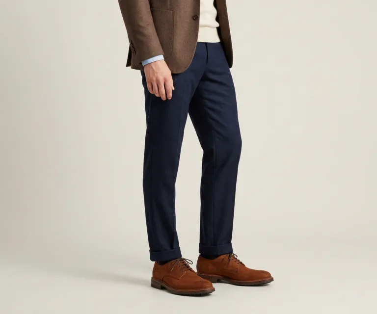 Dirk Brogues Derby Brown Nubuck Leather Shoes 3/4 Profile 1080x900