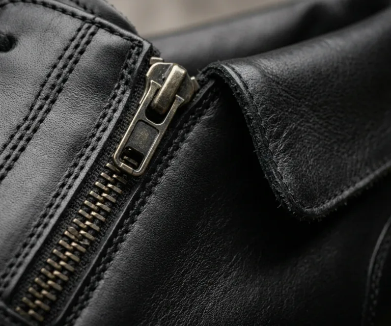 Dirk Brogues Derby Black Leather Shoes Macro Hardware Detail 1080x900