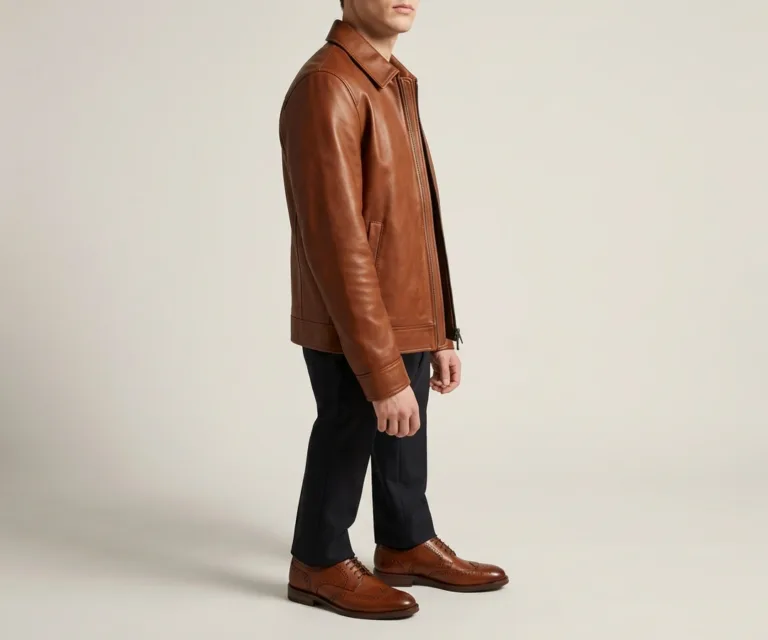 Greyson Brogues Oxford Oil Pull-up Brown Leather Shoes 3/4 Profile 1080x900