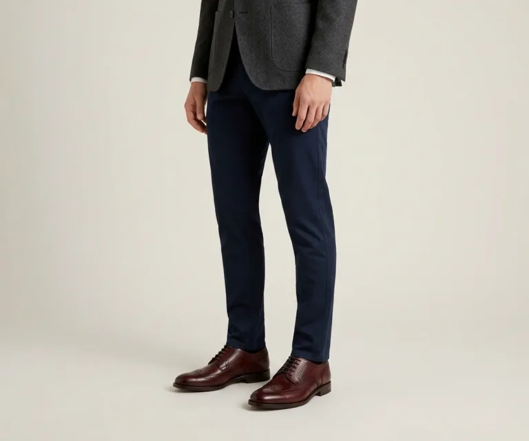 Greyson Brogues Oxford Maroon Leather Shoes 3/4 Profile 1080x900