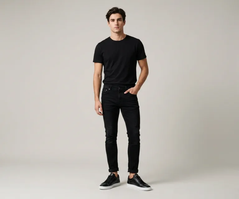 Carter Runn Black Leather Sneakers Lifestyle Studio 1080x900