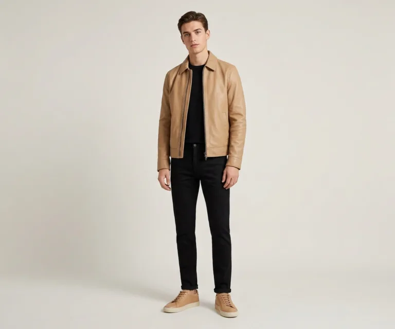 Carter Runn Tan Leather Sneakers Lifestyle Studio 1080x900