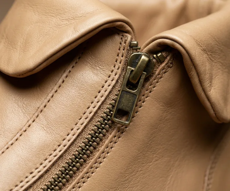 Marty High Top Tan Leather Sneakers Macro Hardware Detail 1080x900