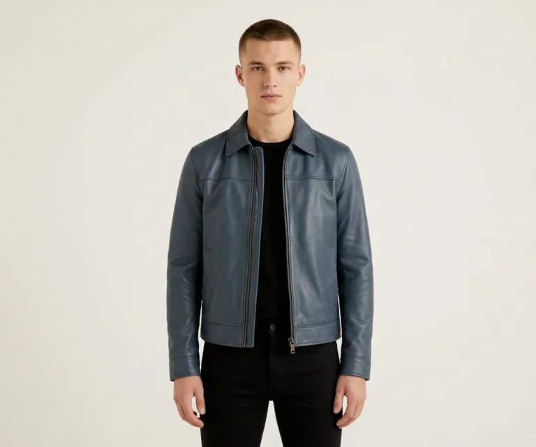Conard Blue Denim Trucker Jacket Front View 1080x900