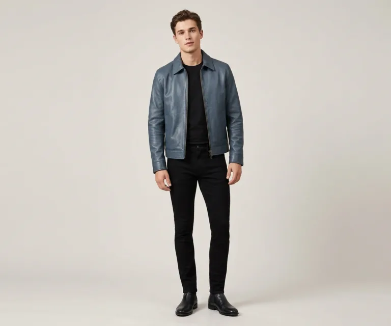Conard Blue Denim Trucker Jacket Lifestyle Studio 1080x900