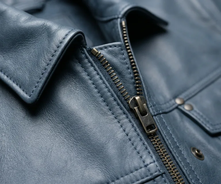 Conard Blue Denim Trucker Jacket Macro Hardware Detail 1080x900