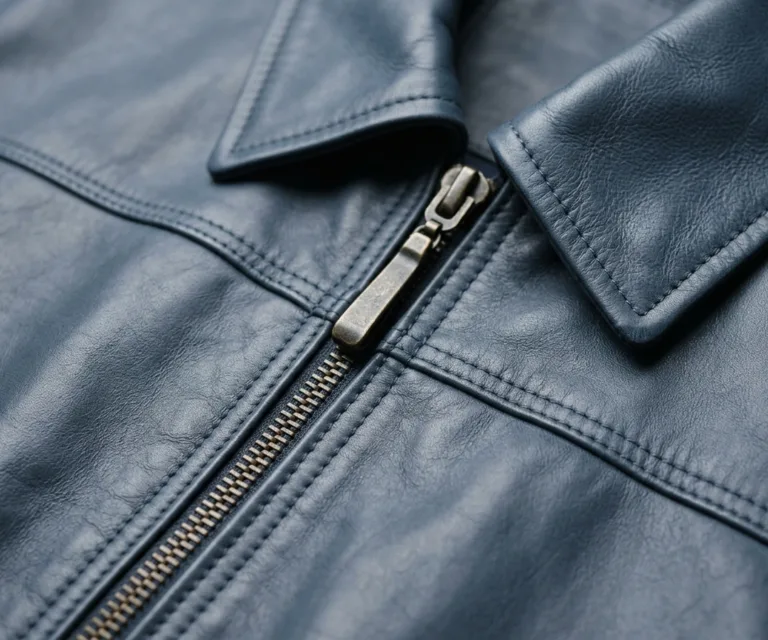 Conard Indigo Blue Denim Trucker Jacket Macro Hardware Detail 1080x900