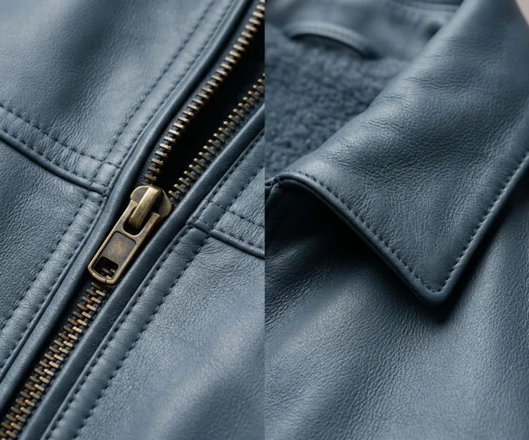 Eddie Light Blue Oversized Denim Trucker Jacket Macro Hardware Detail 1080x900