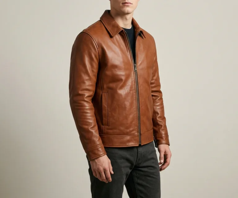 Irwin Brown Waxed Canvas Field Jacket 3/4 Profile 1080x900