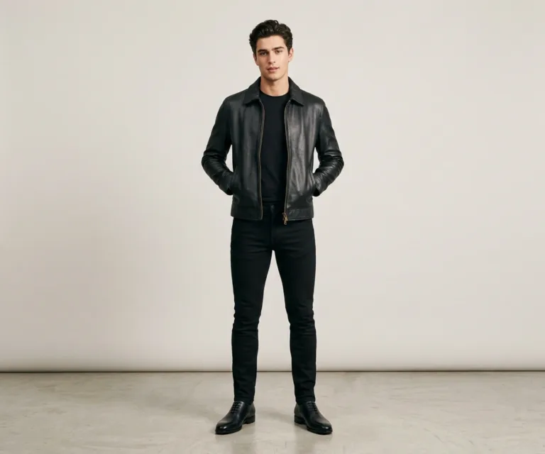 Director Wholecut Black Leather Shoes Lifestyle Studio 1080x900