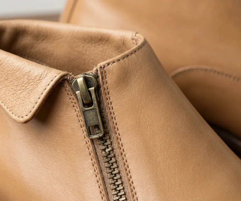 Director Wholecut Tan Leather Shoes Macro Hardware Detail 1080x900