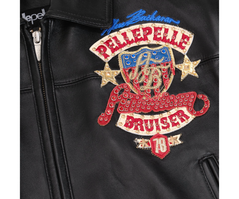American Bruiser Plush Womens Crop Jacket, Black, gallery detail 5