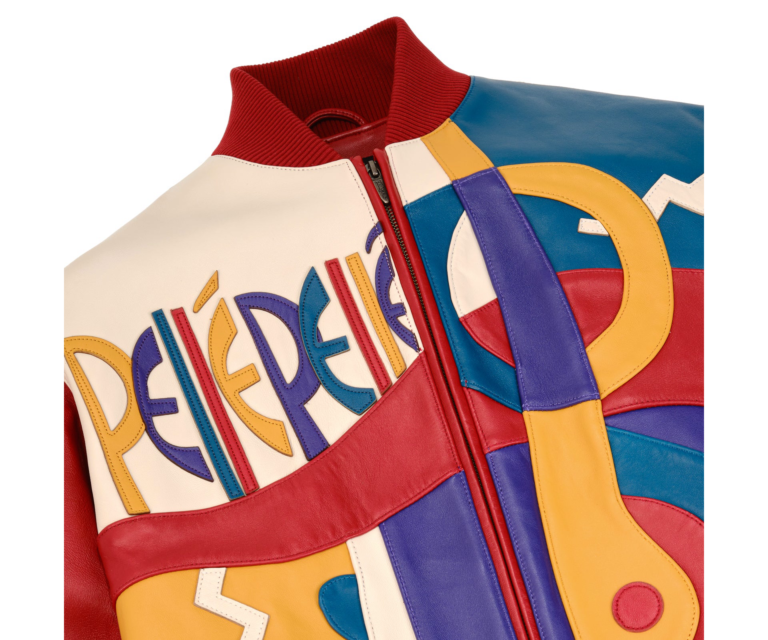 Pelle Pelle Picasso Plush, Cabernet / Teal / Ivory, gallery detail 5