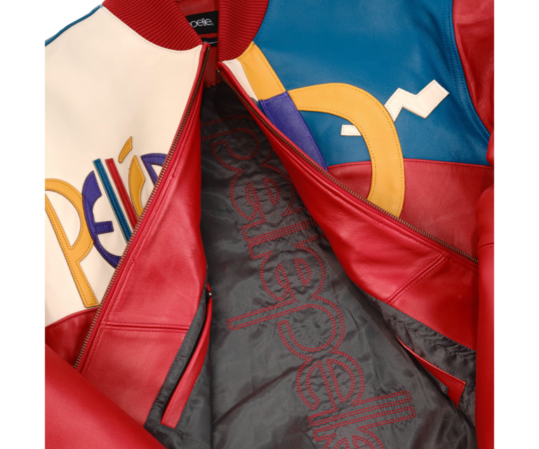 Pelle Pelle Picasso Plush, Cabernet / Teal / Ivory, gallery detail 4
