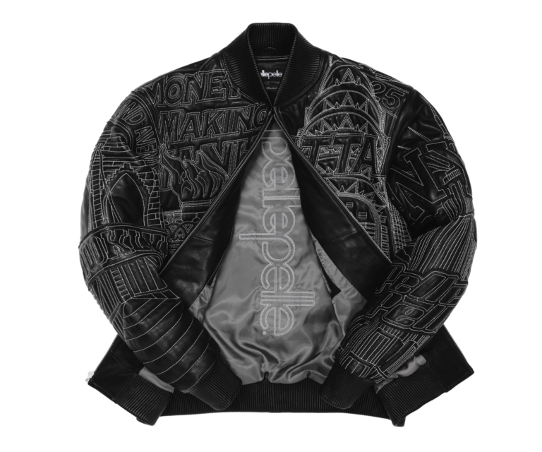 PELLE PELLE NYC BORO QUILTED JACKET, Black / White, gallery detail 6