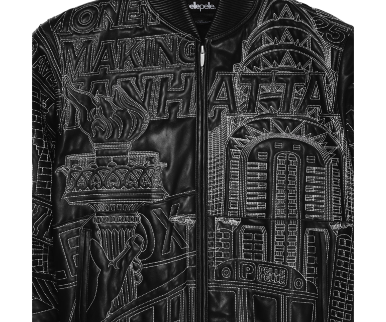 PELLE PELLE NYC BORO QUILTED JACKET, Black / White, gallery detail 11
