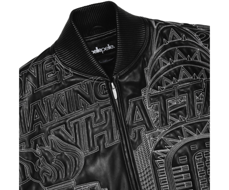 PELLE PELLE NYC BORO QUILTED JACKET, Black / White, gallery detail 9